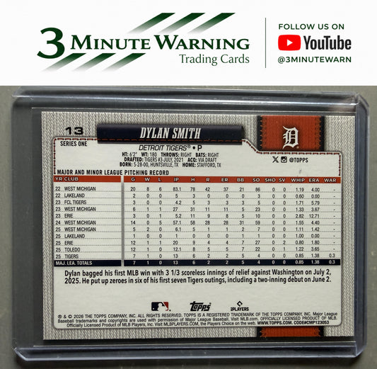 2026 Topps #13 Dylan Smith
