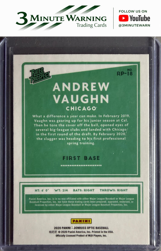 2020 Donruss Optic #RP-18 Andrew Vaughn Rated Prospects