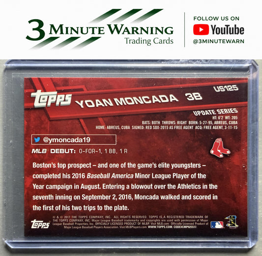 2017 Topps Update #US125 Yoan Moncada