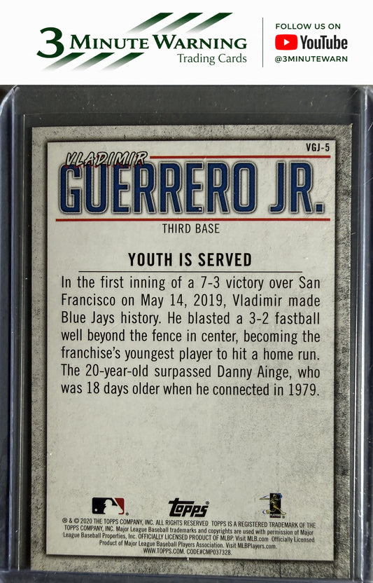 2020 Topps #VGJ-5 Vladimir Guerrero Jr. Player Highlights Vladimir Guerrero Jr.