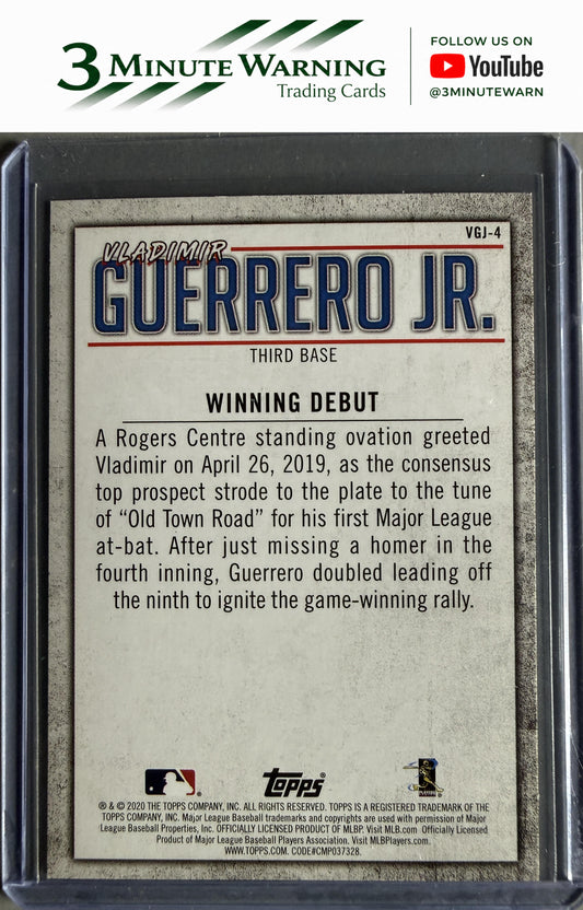 2020 Topps #VGJ-4 Vladimir Guerrero Jr. Player Highlights Vladimir Guerrero Jr.