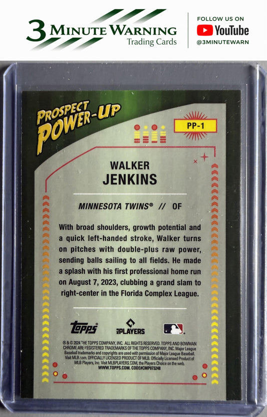 2024 Bowman #PP-1 Walker Jenkins Prospect Power-Up