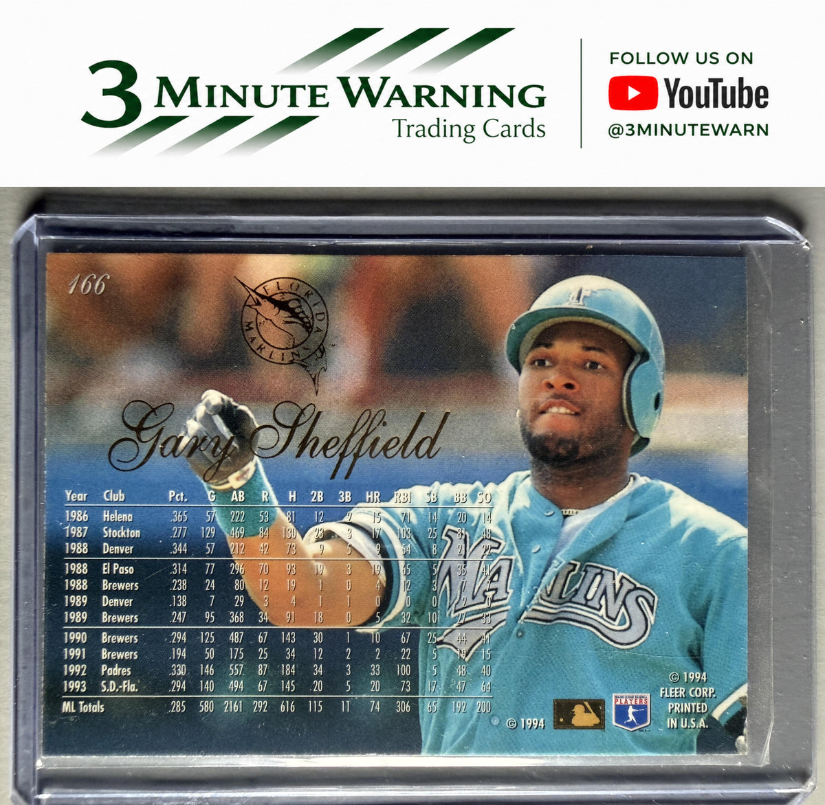 1994 Flair #166 Gary Sheffield