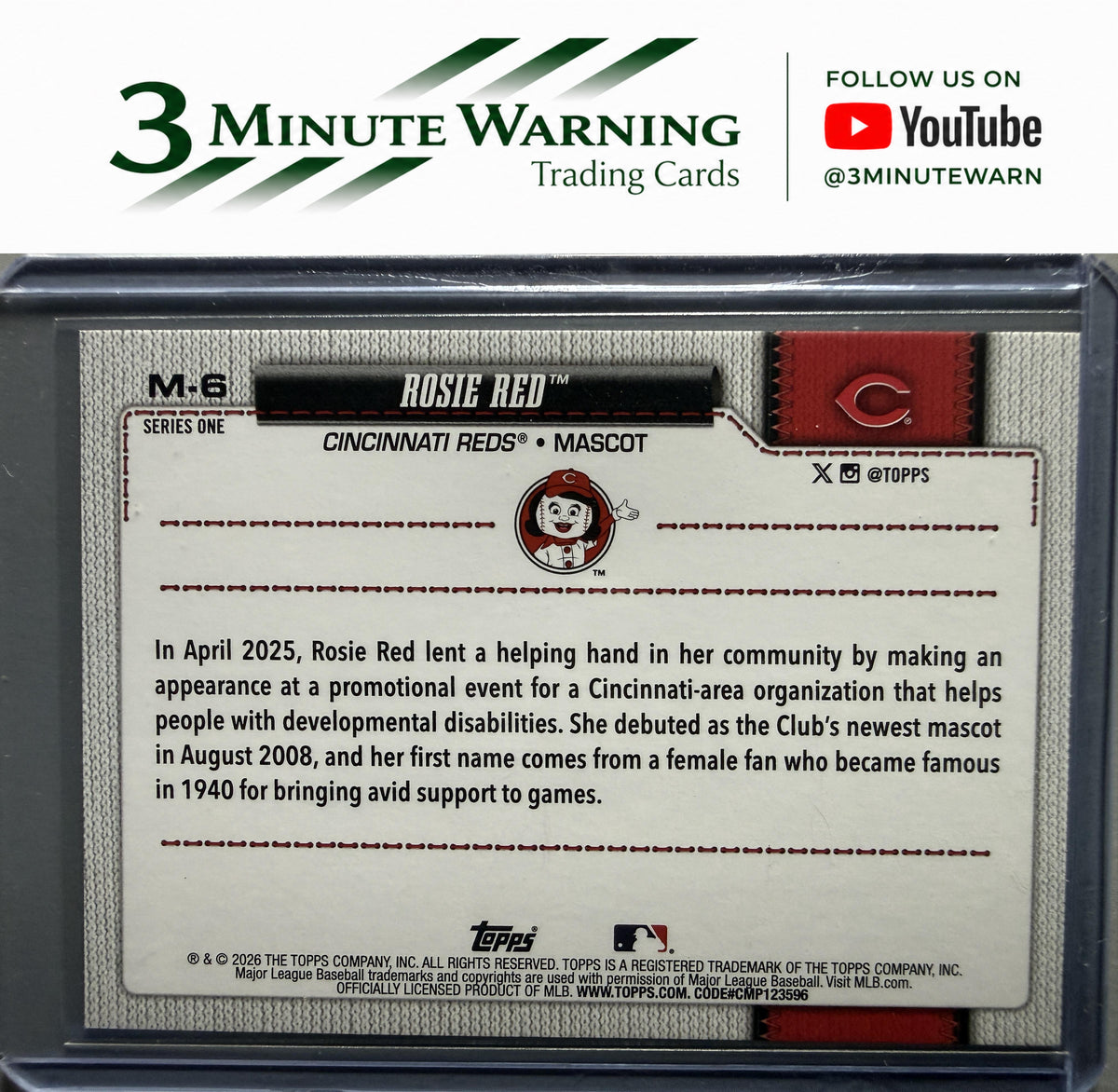 2026 Topps #M-6 Rosie Red Mascots