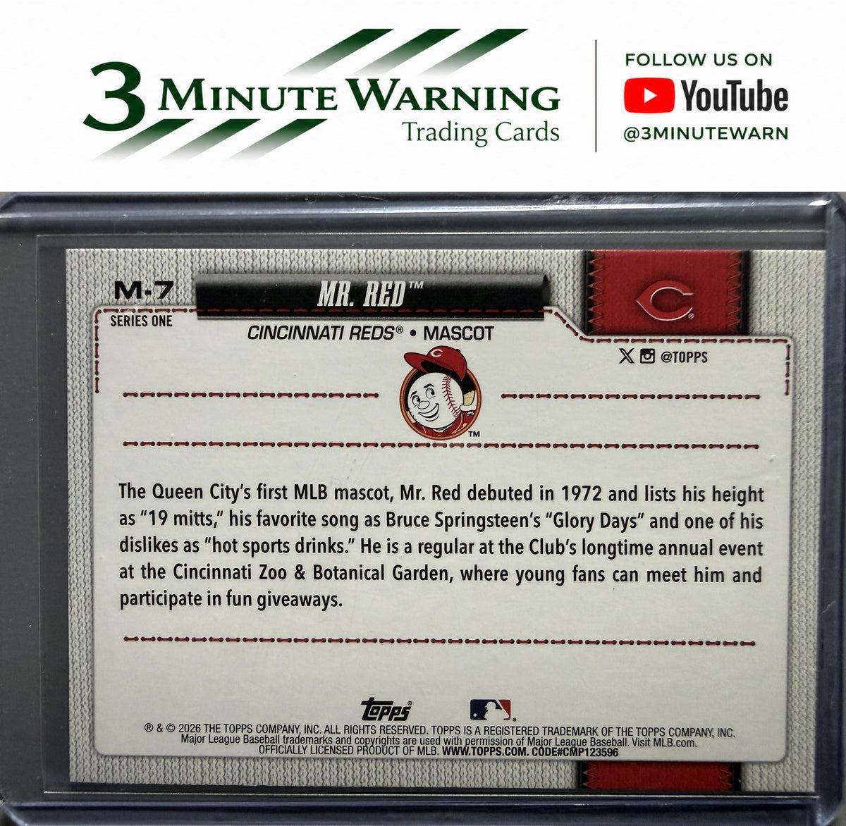 2026 Topps #M-7 Mr. Red Mascots
