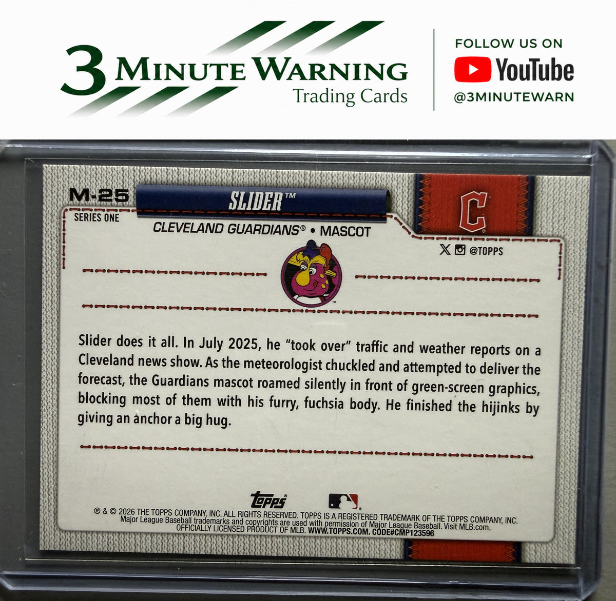 2026 Topps #M-25 Slider Mascots