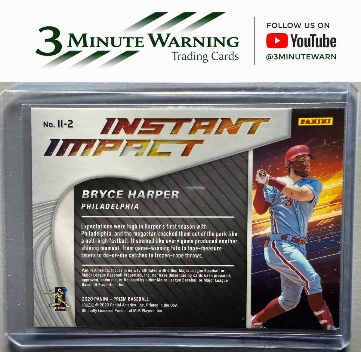 2020 Panini Prizm #II-2 Bryce Harper Instant Impact