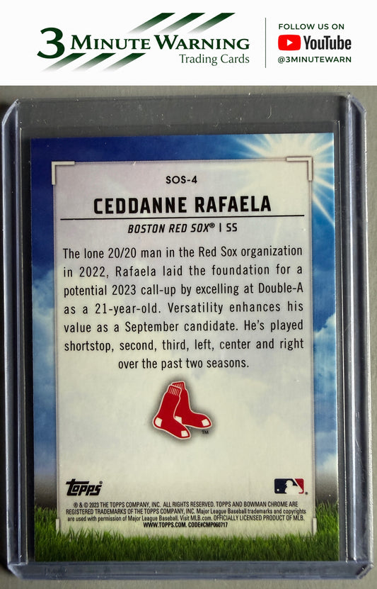2023 Bowman #SOS-4 Ceddanne Rafaela Sights on September
