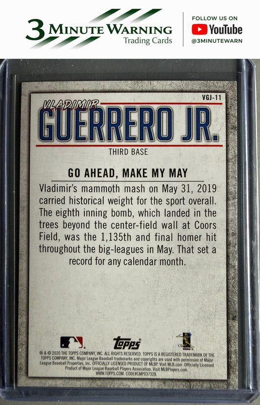 2020 Topps #VGJ-11 Vladimir Guerrero Jr. Player Highlights Vladimir Guerrero Jr.