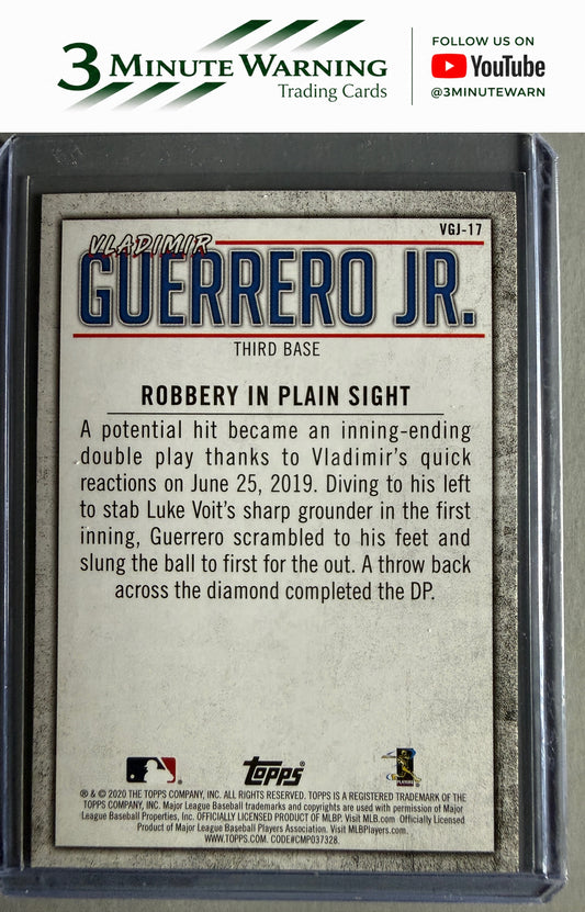 2020 Topps #VGJ-17 Vladimir Guerrero Jr. Player Highlights Vladimir Guerrero Jr.