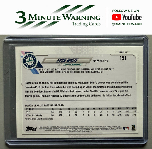 2021 Topps #151 Evan White