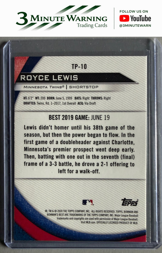 2020 Bowman's Best #TP-10 Royce Lewis Top Prospects