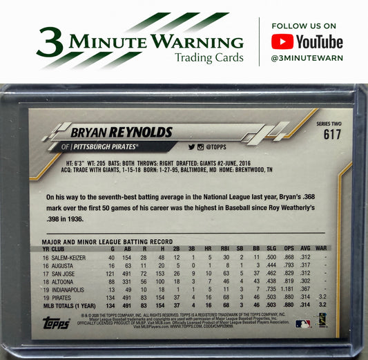 2020 Topps #617 Bryan Reynolds
