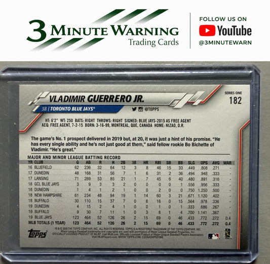 2020 Topps #182 Vladimir Guerrero Jr.