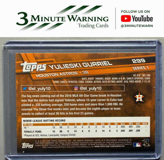 2017 Topps #299 Yulieski Gurriel