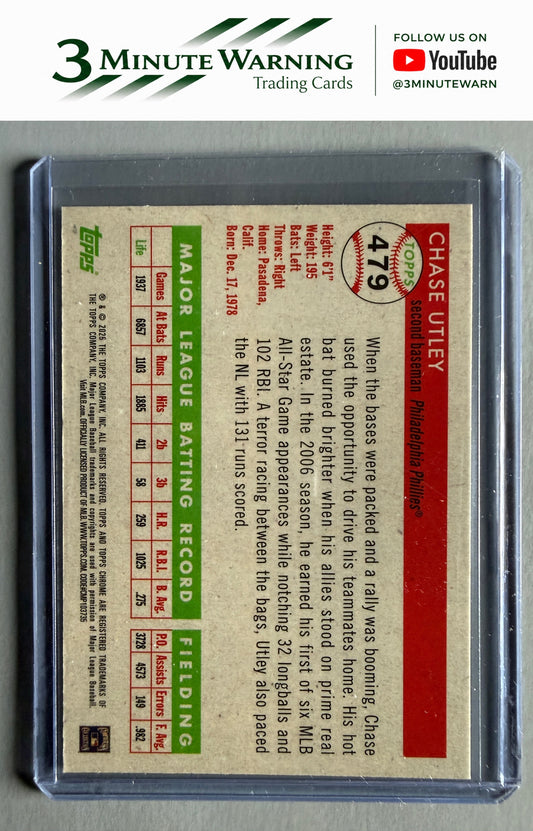 2025 Topps Chrome Platinum #479 Chase Utley