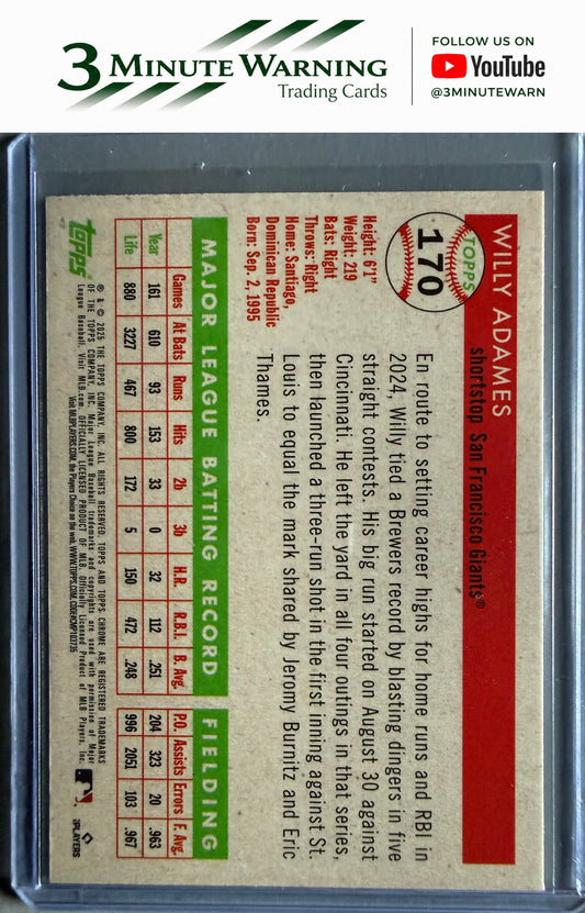 2025 Topps Chrome Platinum #170 Willy Adames