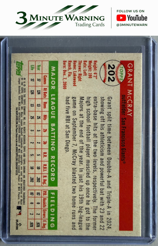 2025 Topps Chrome Platinum #202 Grant McCray