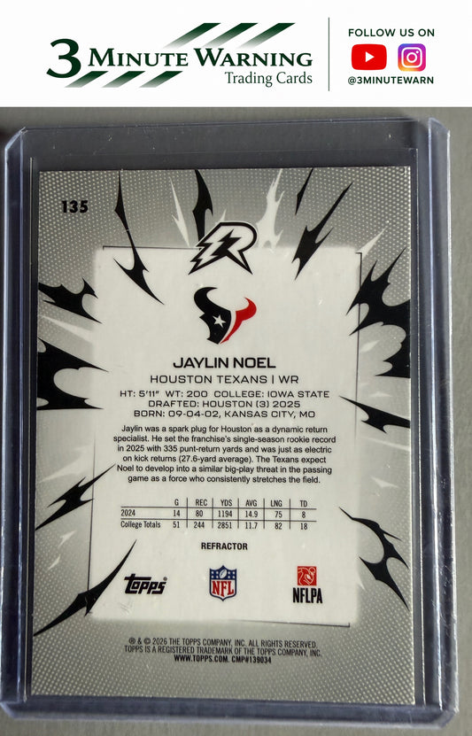 2025 Topps Resurgence #135 Jaylin Noel Refractor