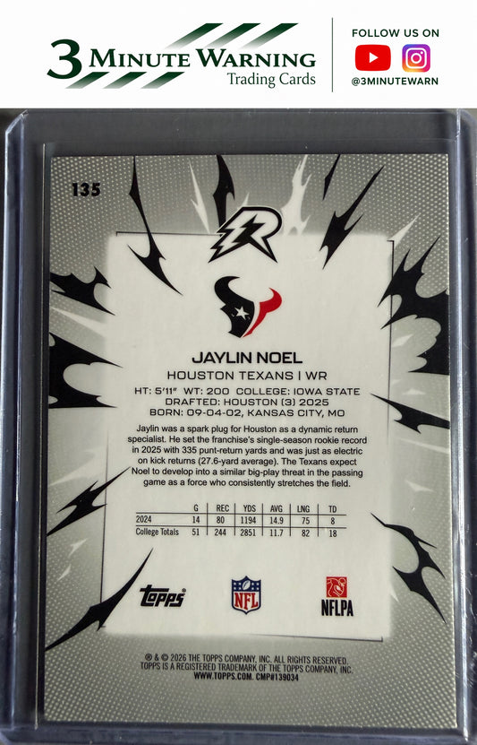 2025 Topps Resurgence #135 Jaylin Noel
