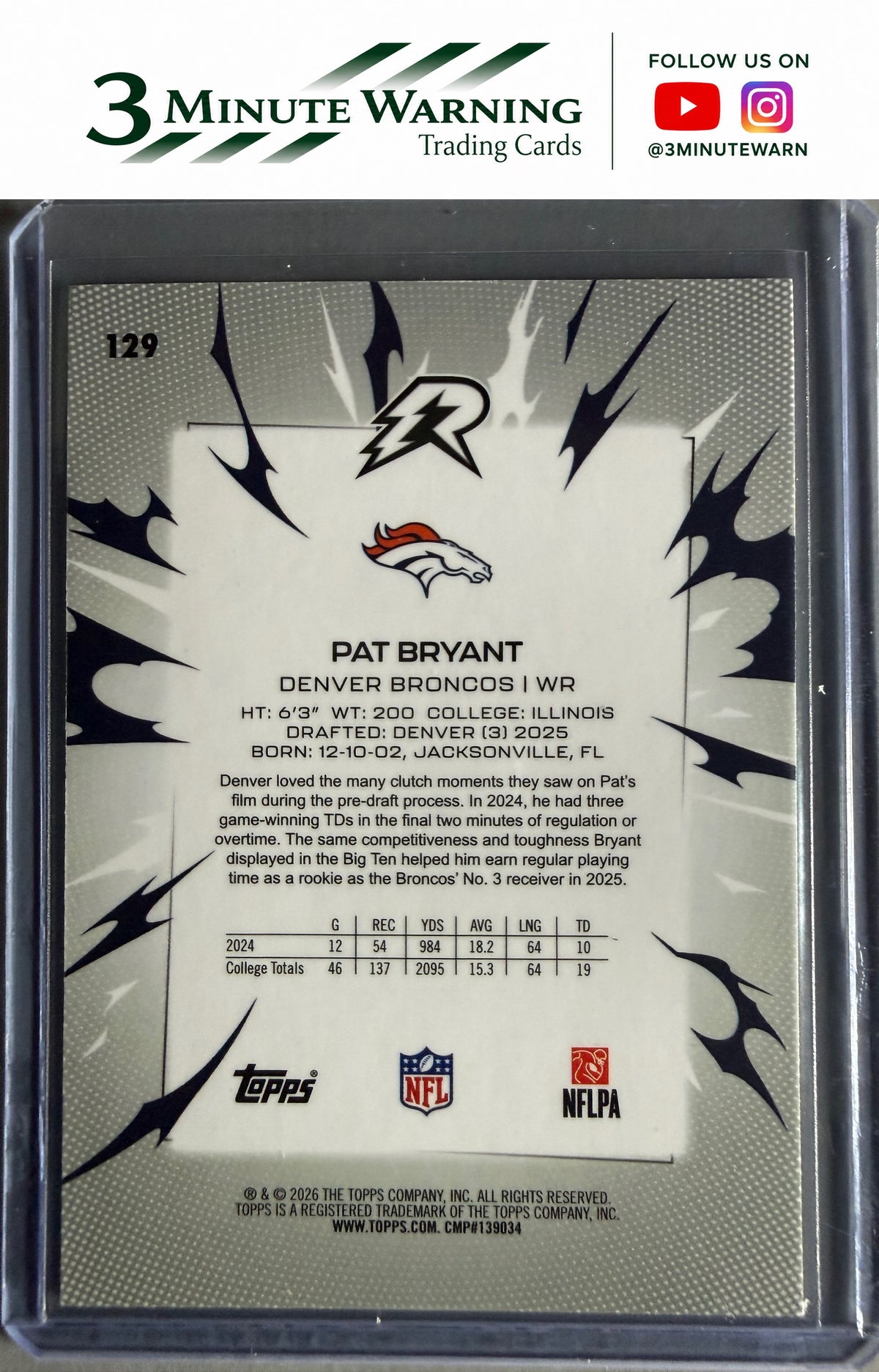 2025 Topps Resurgence #129 Pat Bryant