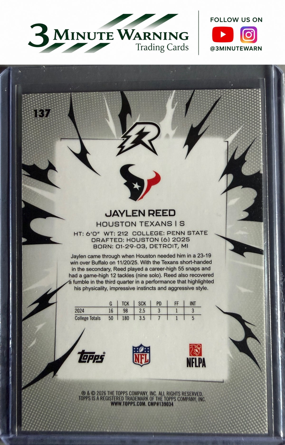 2025 Topps Resurgence #137 Jaylen Reed