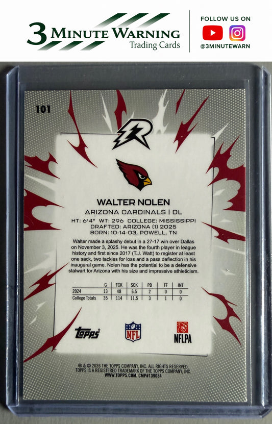 2025 Topps Resurgence #101 Walter Nolen
