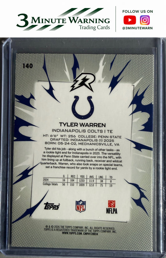 2025 Topps Resurgence #140 Tyler Warren
