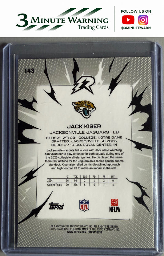 2025 Topps Resurgence #143 Jack Kiser