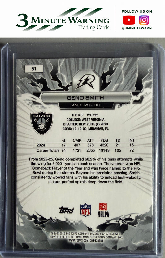 2025 Topps Resurgence #51 Geno Smith