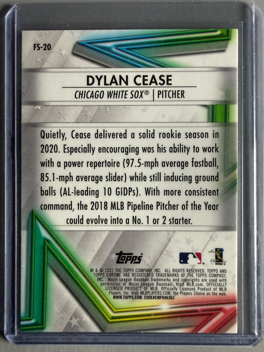 2021 Topps Chrome #FS-20 Dylan Cease Future Stars