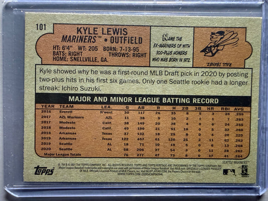 2021 Topps Heritage #101 Kyle Lewis