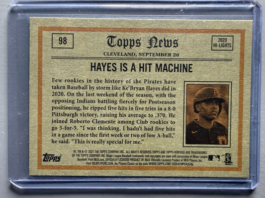 2021 Topps Heritage #98 Ke'Bryan Hayes