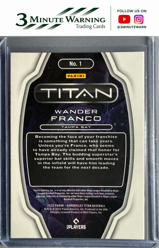 2022 Panini Chronicles #1 Wander Franco Titan