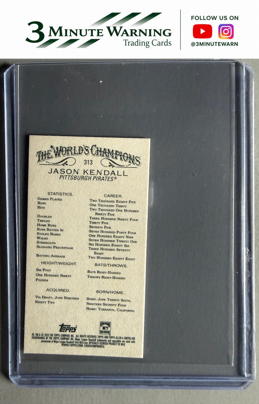 2023 Topps Allen & Ginter #313 Jason Kendall Mini