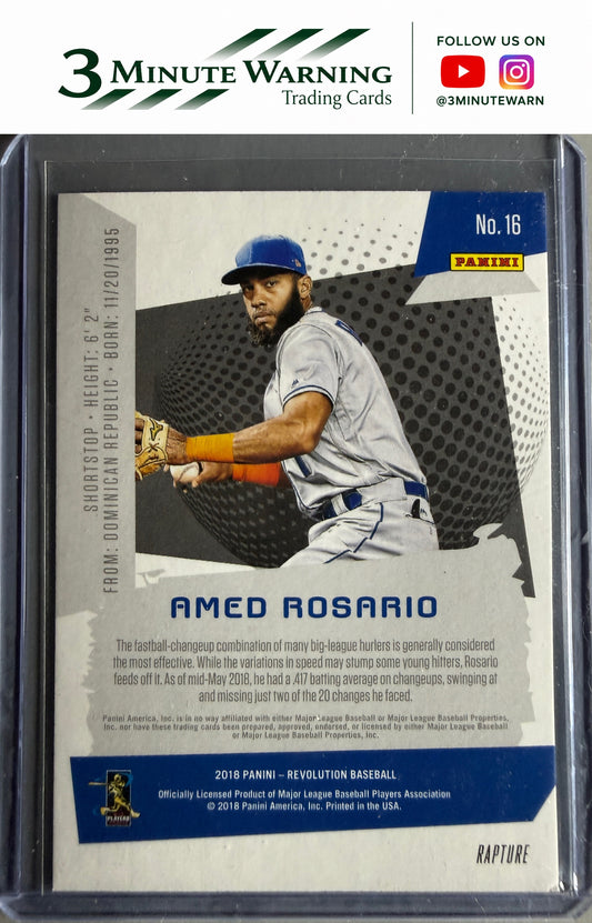 2018 Panini Chronicles #16 Amed Rosario Revolution