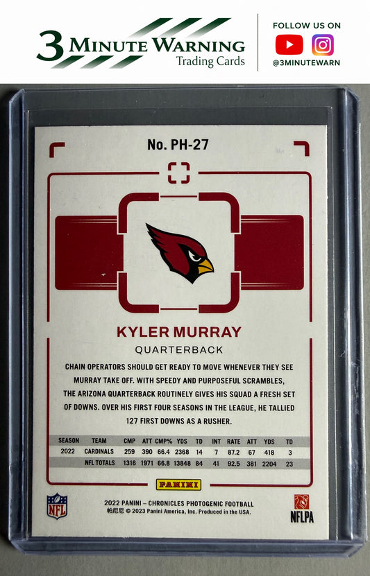 2022 Panini Chronicles #PH-27 Kyler Murray Photogenic