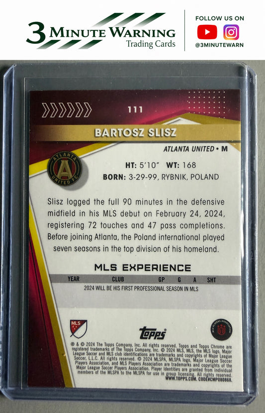 2024 Topps Chrome MLS #111 Bartosz Slisz