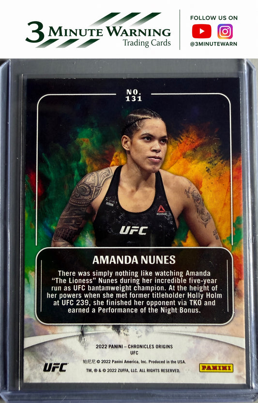 2022 Panini Chronicles UFC #131 Amanda Nunes
