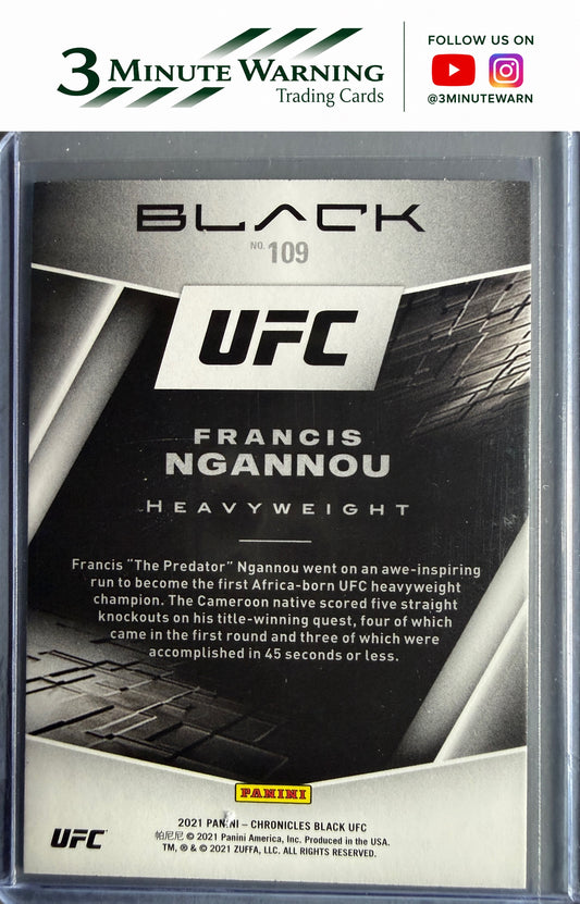 2021 Panini Chronicles UFC #109 Francis Ngannou