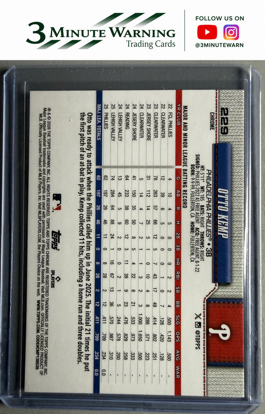 2026 Topps Chrome #229 Otto Kemp
