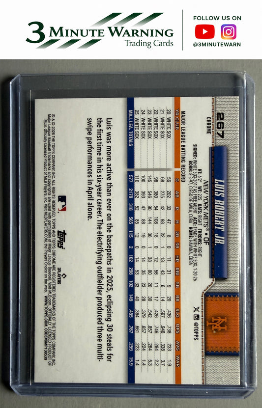 2026 Topps Chrome #267 Luis Robert Jr. X-Fractors