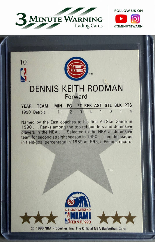 1990-91 Hoops #10 Dennis Rodman