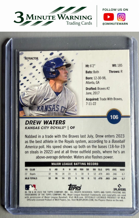 2023 Topps Pristine #106 Drew Waters