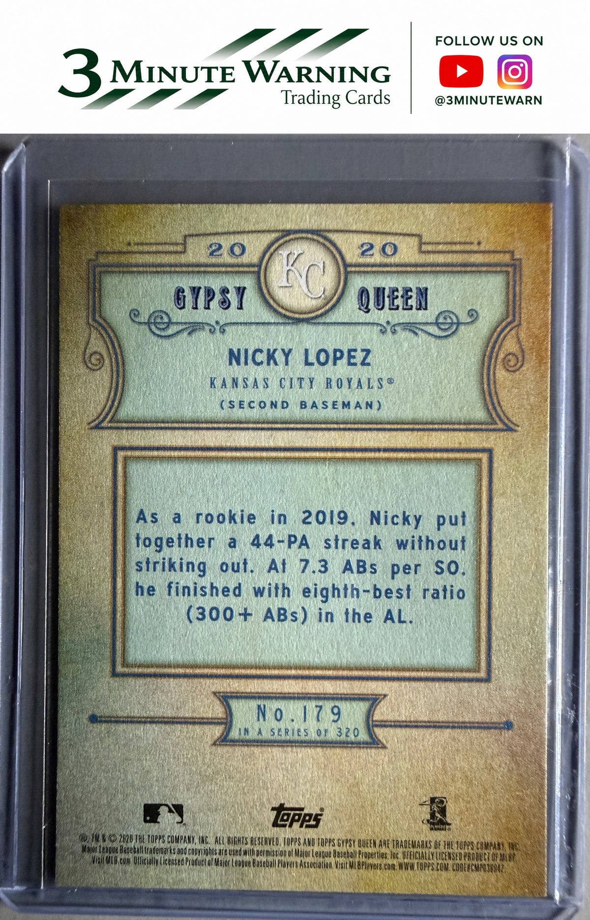 2020 Topps Gypsy Queen #179 Nicky Lopez
