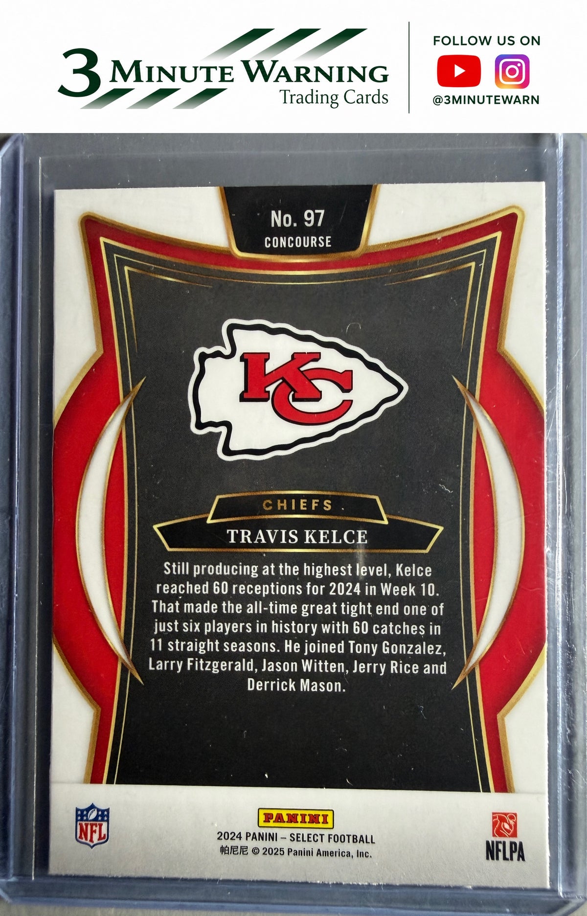 2024 Panini Select #97 Travis Kelce