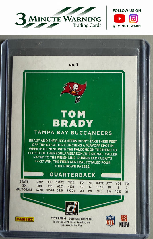 2021 Donruss #1 Tom Brady