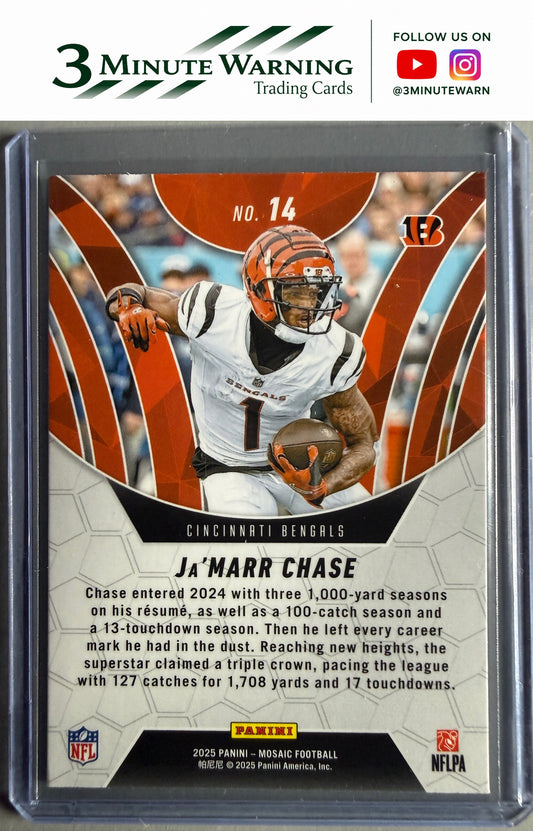 2025 Panini Mosaic #14 Ja’Marr Chase Elevate