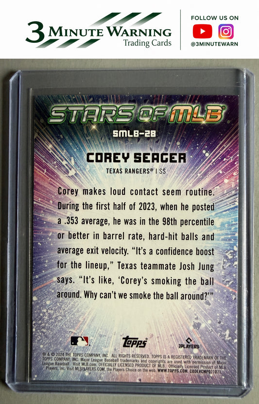 2024 Topps #SMLB-28 Corey Seager Stars of MLB