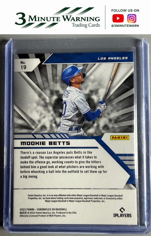 2022 Panini Chronicles #19 Mookie Betts XR